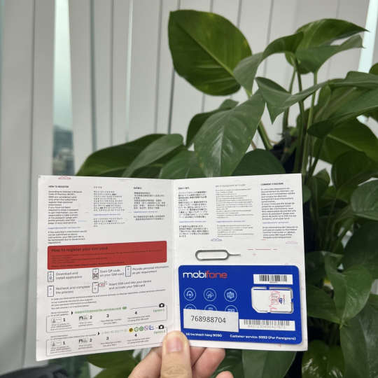 Vietnam Ho Chi Minh  4g Lte Mobifone Sim – Airport Pickup (Sim/esim/4gb/5gb/7 Days/10 Days)