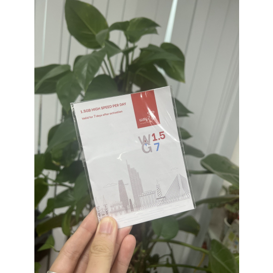 Vietnam Ho Chi Minh  4g Lte Mobifone Sim – Airport Pickup (Sim/esim/4gb/5gb/7 Days/10 Days)